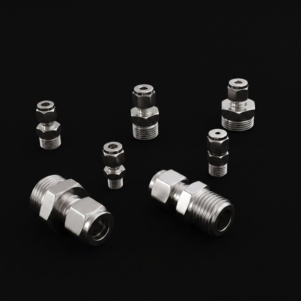 SS Compression Fittings (Adjustable Ferrule Fittings)